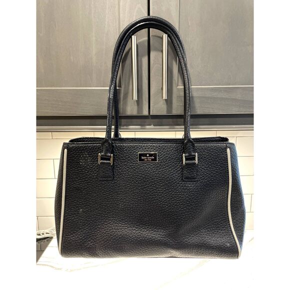 Black and white Kate Spade Prospect Place Phila tote Purse, MSRP: $398 - Picture 2 of 16